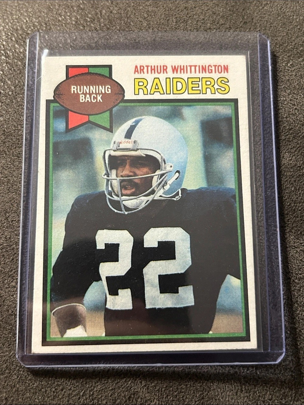 Arthur Whittington 1979 Topps #128 Rookie Oakland Raiders